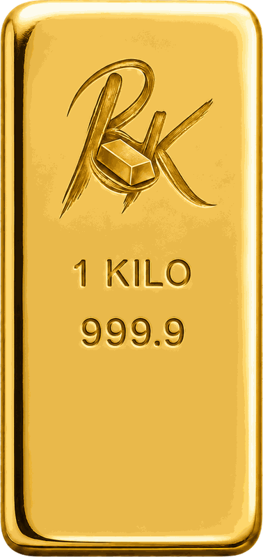 Gold kilo bar, 999.9 purity