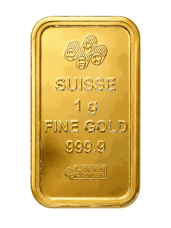 PAMP Suisse gold bar 1 gram