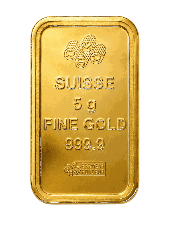 PAMP Suisse gold bar 5 grams