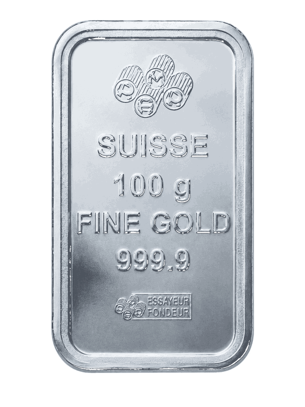 PAMP Suisse silver bar 100 grams