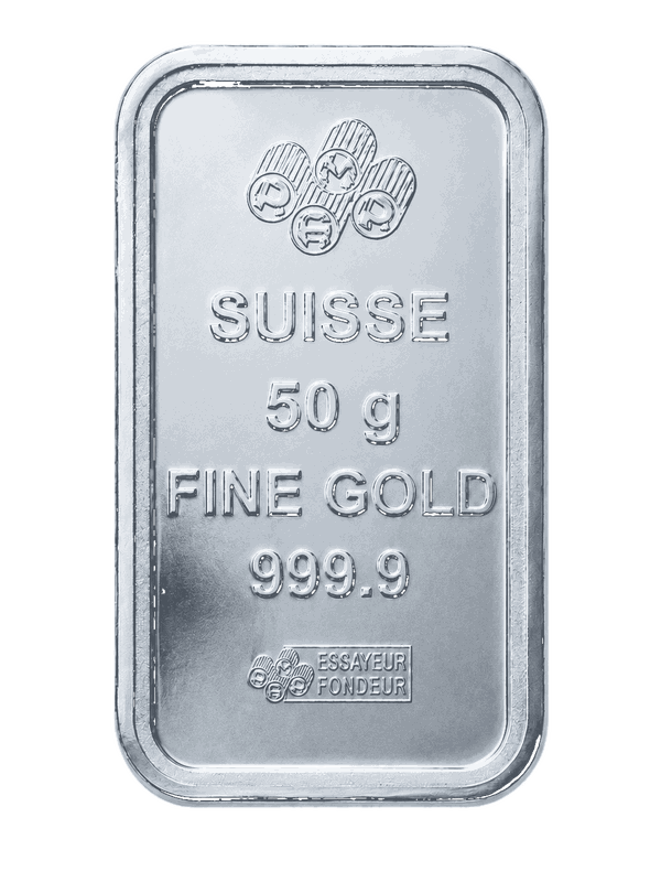 PAMP Suisse silver bar 50 grams