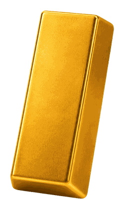 Fine gold bullion bar