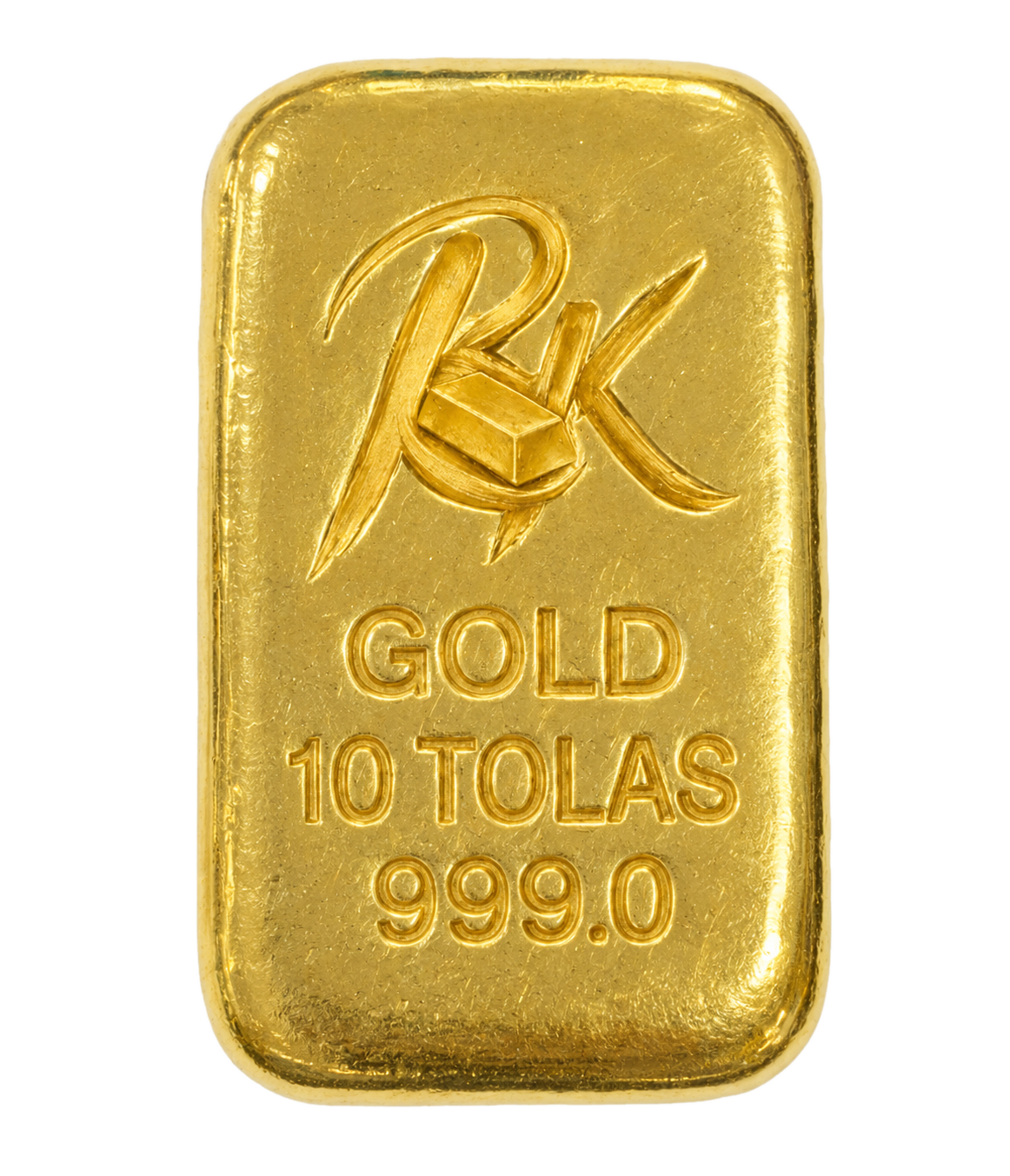 TT bar, 10 tolas, 999.0 purity